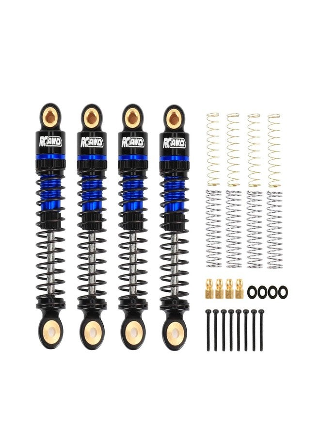 RCAWD CR18P Shocks 47MM Oil-Filled Shock absorber For CR18P Upgrades Rock Van CR18P Trail Hunter CR18P Rock Van EVO CR18P EVO HARVEST CR18P EVO Trail Hunter Parts Blue - Image 1